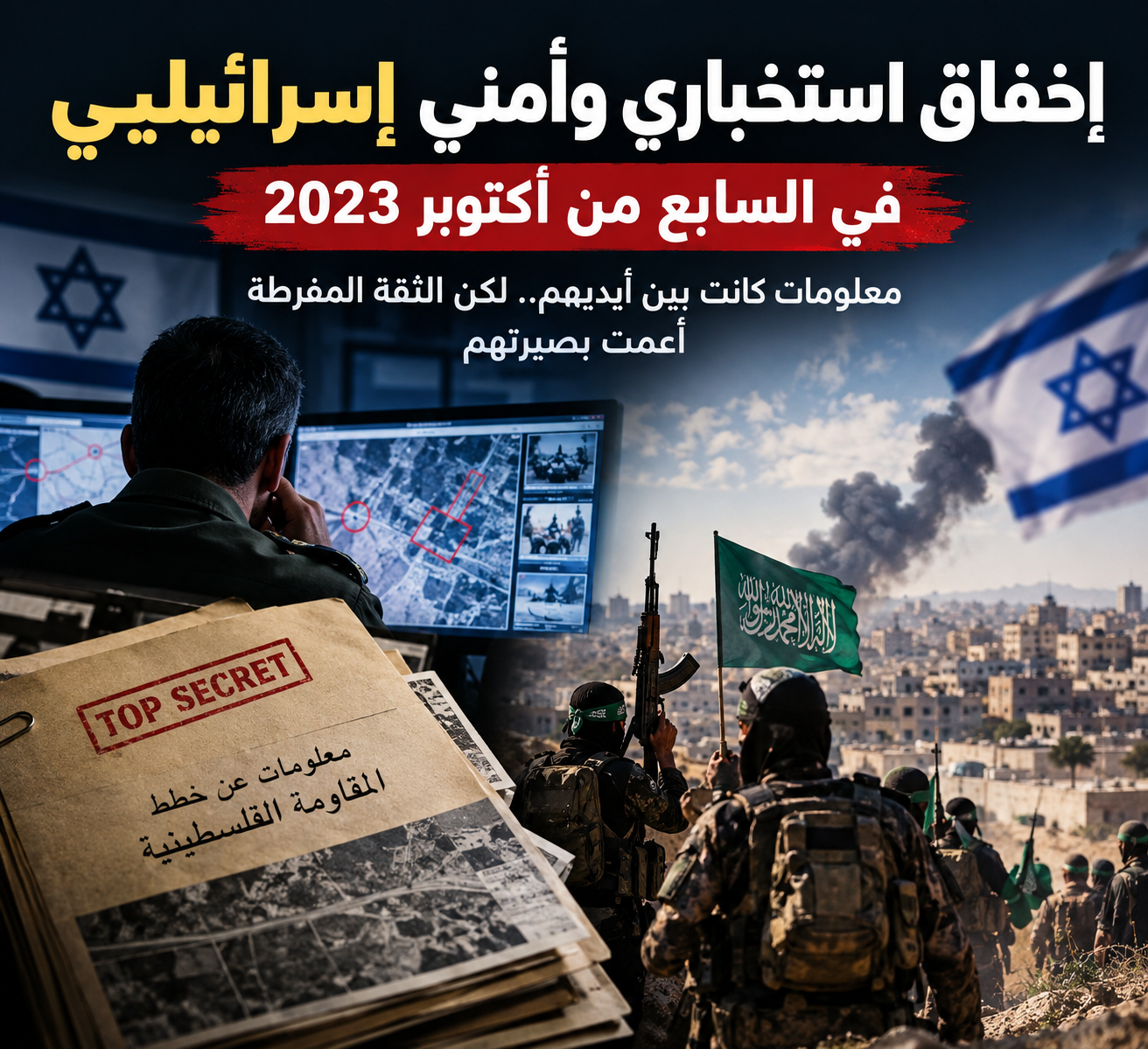 اخفاق 7 أكتوبر 2023: كيف فشلت الاستخبارات الإسرائيلية في توقّع الهجوم؟
